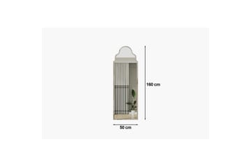 Vetra Gulvspeil 50x160 cm - Hvit - Interiør - Speil - Gulvspeil