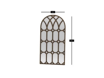 Vinor Gulvspeil 180 cm - Brun - Interiør - Speil - Gulvspeil