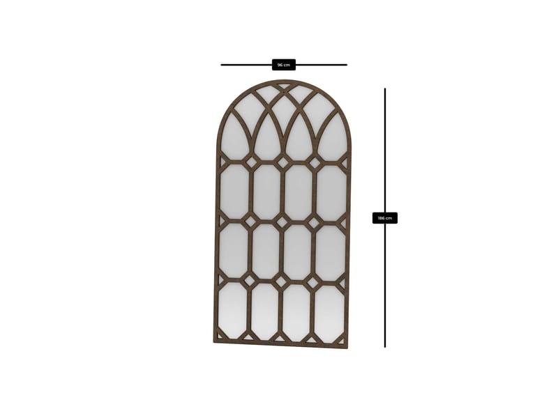 Vinor Gulvspeil 180 cm - Brun - Interiør - Speil - Gulvspeil