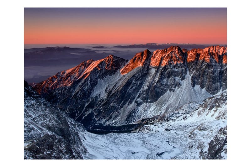 Fototapet Beautiful Sunrise In The Rocky Mountains 250x193 - Artgeist sp. z o. o. - Tapet stue - Fototapeter - Kjøkkentapeter - Tapet soverom