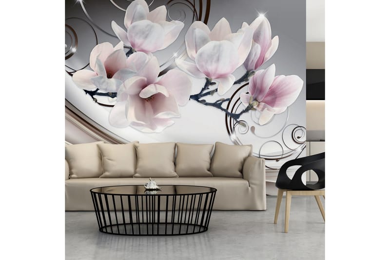 Fototapet Beauty Of Magnolia 150x105 - Artgeist sp. z o. o. - Tapet stue - Fototapeter - Kjøkkentapeter - Tapet soverom