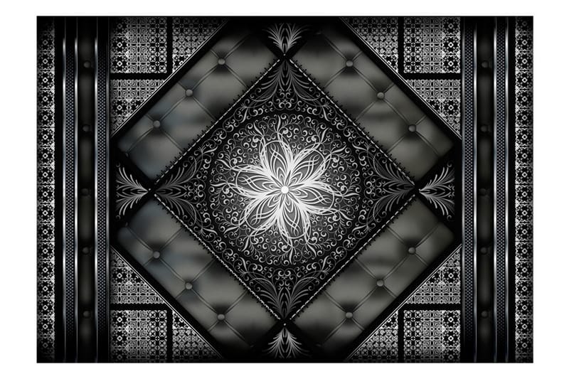 Fototapet Black Mosaic 200x140 - Artgeist sp. z o. o. - Tapet stue - Fototapeter - Kjøkkentapeter - Tapet soverom