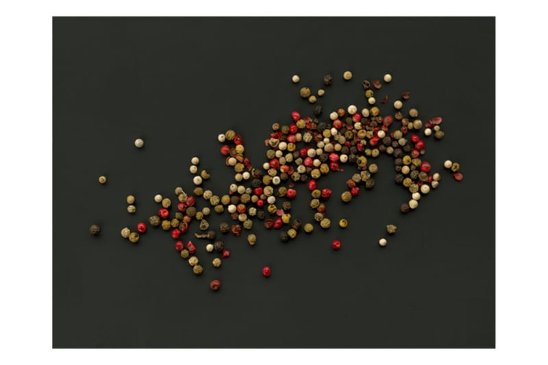 Fototapet Composition Of Colored Pepper 200x154 - Artgeist sp. z o. o. - Tapet stue - Fototapeter - Kjøkkentapeter - Tapet soverom