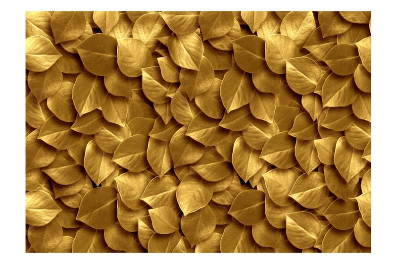 Fototapet Golden Leaves 100x70 - Artgeist sp. z o. o. - Tapet stue - Fototapeter - Kjøkkentapeter - Tapet soverom