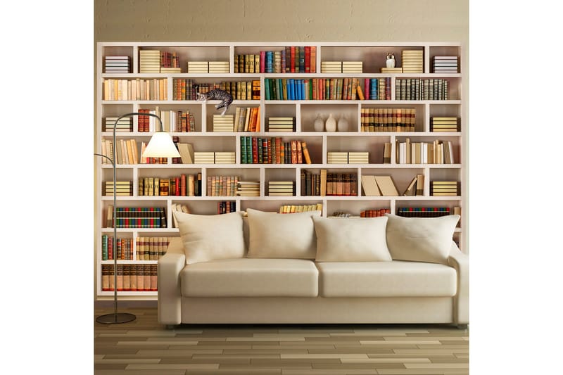 Fototapet Home Library 300x210 - Artgeist sp. z o. o. - Tapet stue - Tapet soverom - Kjøkkentapeter - Fototapeter Fototapet Home Library 300x210 - Artgeist sp. z o. o. - Tapet stue - Tapet soverom - Kjøkkentapeter - Fototapeter