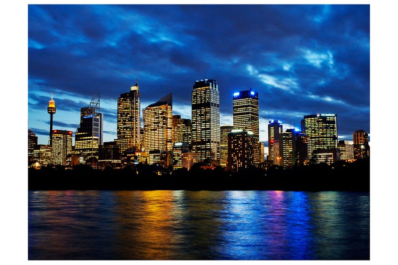 Fototapet Kveld Sky Over Sydney 300x231 - Artgeist sp. z o. o. - Tapet stue - Fototapeter - Kjøkkentapeter - Tapet soverom