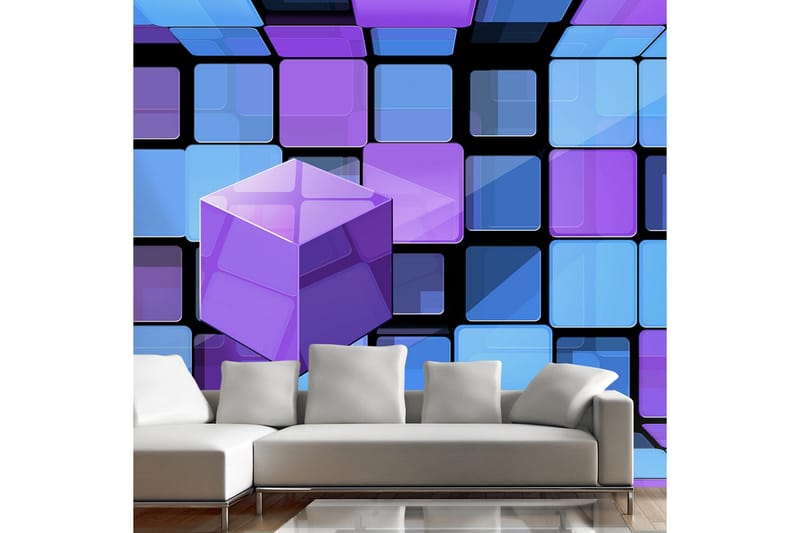 Fototapet Rubik's Cube Variation 100x70 - Artgeist sp. z o. o. - Tapet stue - Fototapeter - Kjøkkentapeter - Tapet soverom