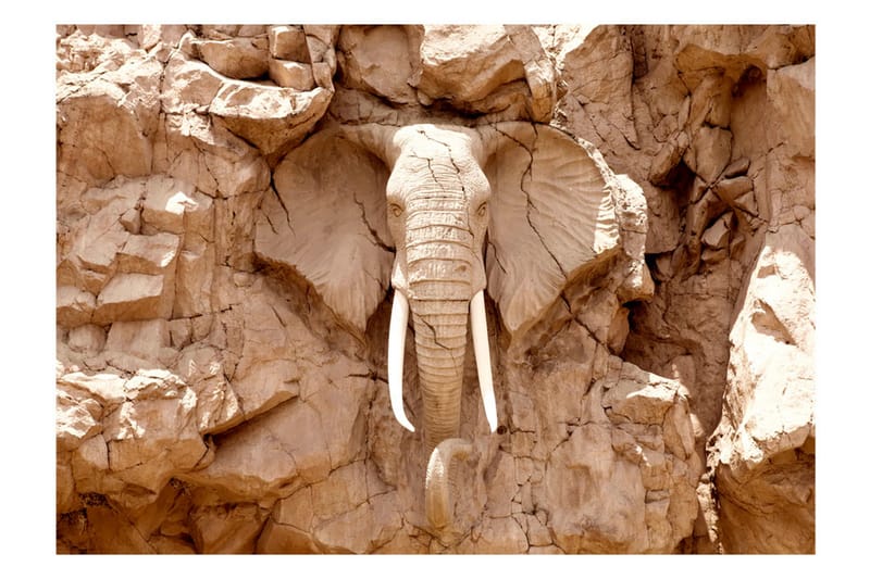 Fototapet Stone Elephant South Africa 300x210 - Artgeist sp. z o. o. - Tapet stue - Fototapeter - Kjøkkentapeter - Tapet soverom