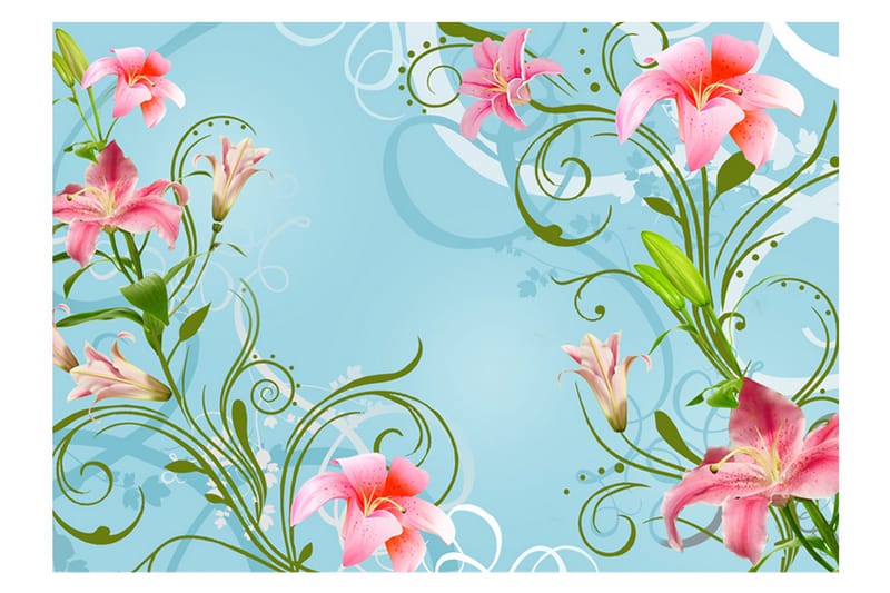 Veggmaleri Subtle Beauty Of The Lilies II 250x175 - Artgeist sp. z o. o. - Tapet stue - Tapet soverom - Kjøkkentapeter - Fototapeter Veggmaleri Subtle Beauty Of The Lilies II 250x175 - Artgeist sp. z o. o. - Tapet stue - Tapet soverom - Kjøkkentapeter - Fototapeter