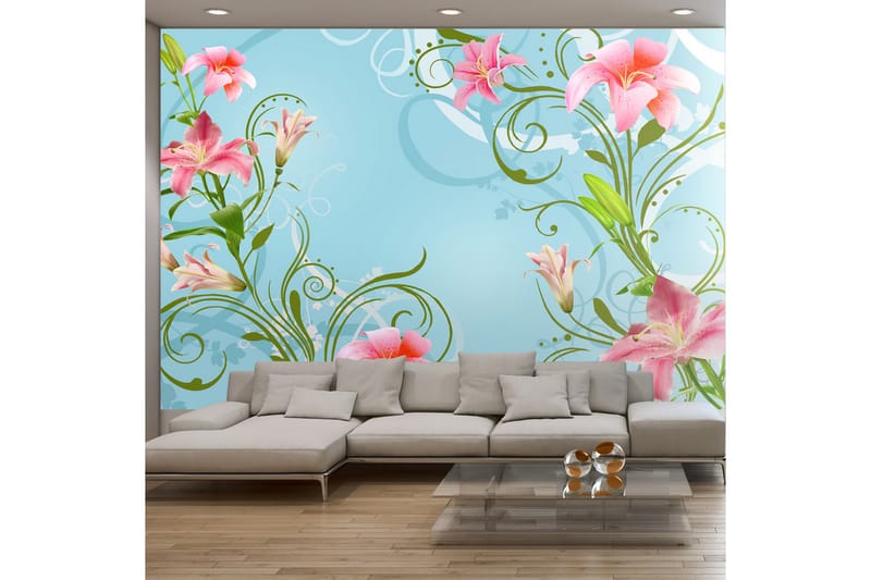 Veggmaleri Subtle Beauty Of The Lilies II 250x175 - Artgeist sp. z o. o. - Tapet stue - Tapet soverom - Kjøkkentapeter - Fototapeter Veggmaleri Subtle Beauty Of The Lilies II 250x175 - Artgeist sp. z o. o. - Tapet stue - Tapet soverom - Kjøkkentapeter - Fototapeter