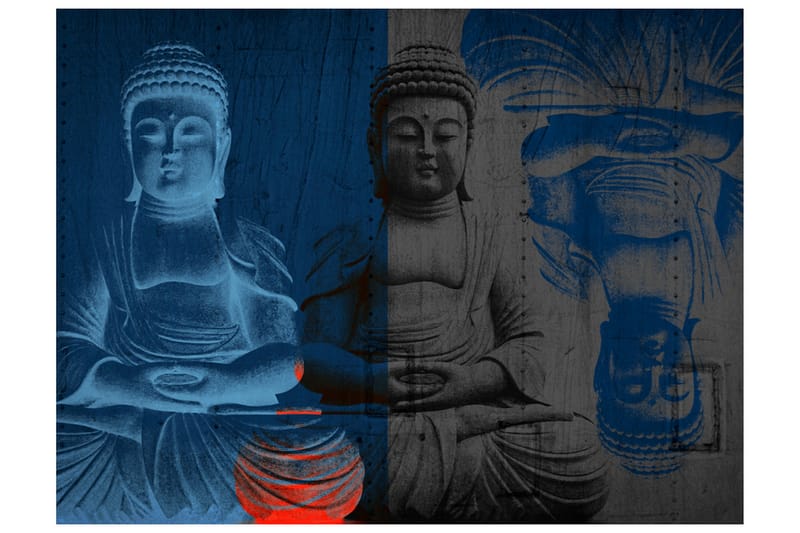 Fototapet Tre Inkarnasjoner Av Buddha 300x231 - Artgeist sp. z o. o. - Tapet stue - Fototapeter - Kjøkkentapeter - Tapet soverom