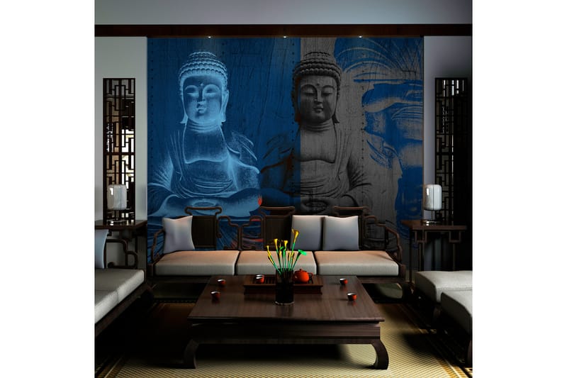 Fototapet Tre Inkarnasjoner Av Buddha 400x309 - Artgeist sp. z o. o. - Tapet stue - Fototapeter - Kjøkkentapeter - Tapet soverom