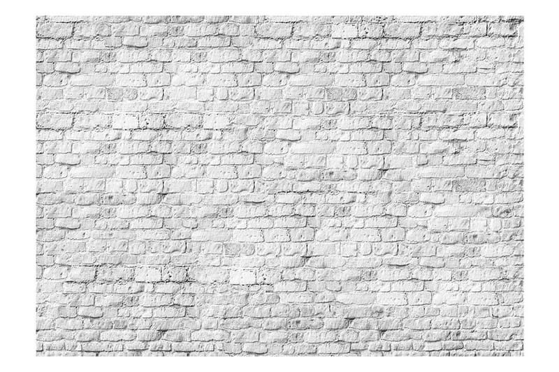Fototapet White Brick 300x210 - Artgeist sp. z o. o. - Tapet stue - Fototapeter - Kjøkkentapeter - Tapet soverom