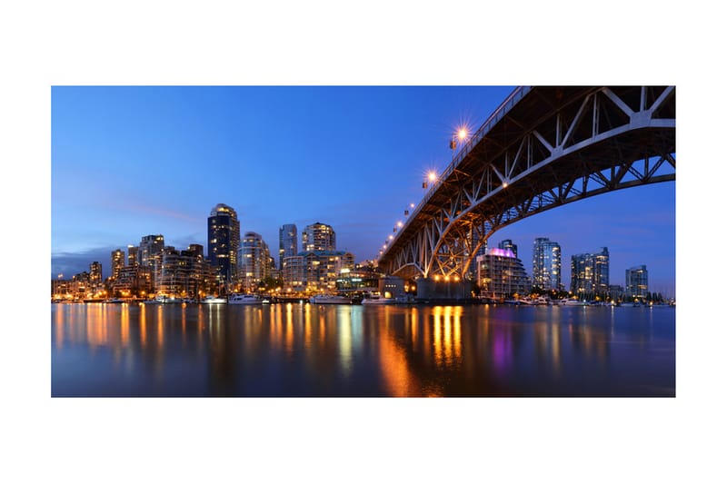 Fototapet XXL Granville Bridge Vancouver Canada 550x270 - Artgeist sp. z o. o. - Tapet stue - Fototapeter - Kjøkkentapeter - Tapet soverom