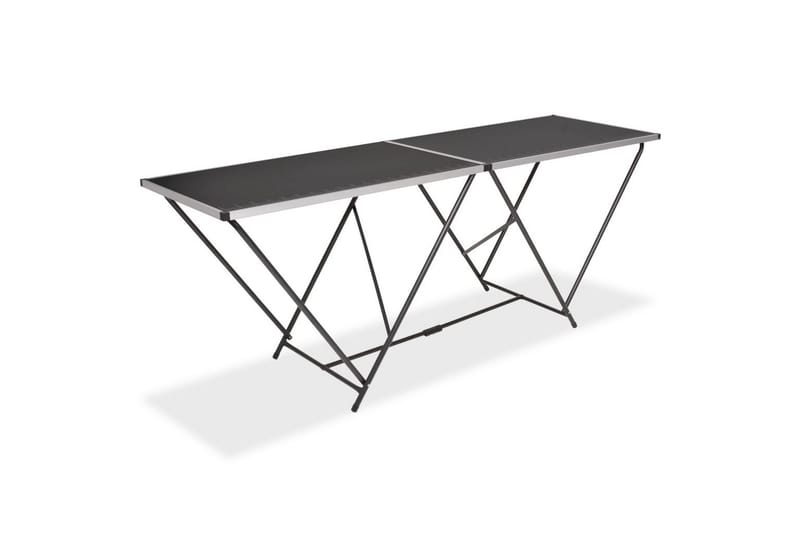 Foldbart tapetbord MDF og aluminium 200x60x78 cm - Tapetbord