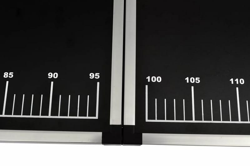 Foldbart tapetbord MDF og aluminium 300x60x78 cm - Tapetbord
