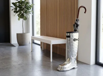 Tolven paraplystativ i aluminium 44 cm - sølv - Interiør - Dekorasjon & innredningsdetaljer