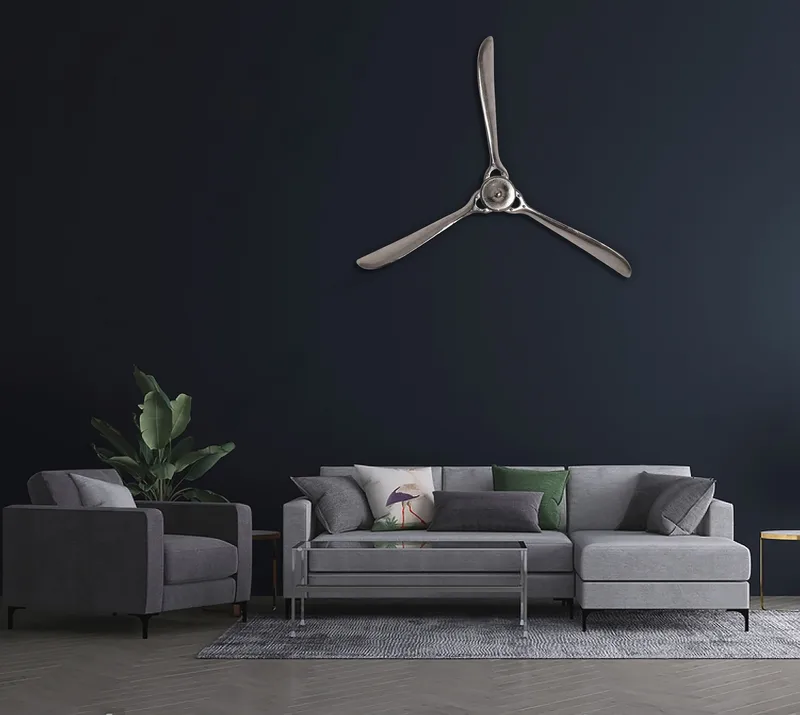 Corela Veggdekorasjon 85 cm - Sølvfarget - Interiør - Dekorasjon & innredningsdetaljer - Pyntegjenstander - Skulptur