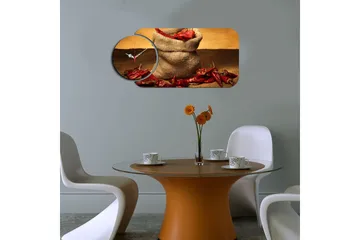 Decorative MDF Clock (2 Pieces) 68x32 - Interiør - Veggdekorasjon - Klokker