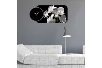 Decorative MDF Clock (2 Pieces) 68x32 - Interiør - Veggdekorasjon - Klokker