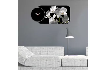 Decorative MDF Clock (2 Pieces) 68x32 - Interiør - Veggdekorasjon - Klokker