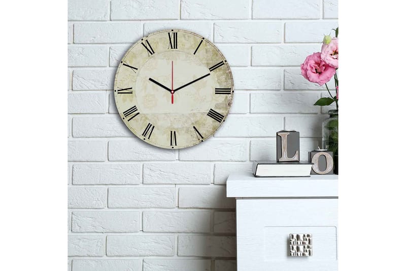 Decorative MDF Clock 30x - Interiør - Veggdekorasjon - Klokker