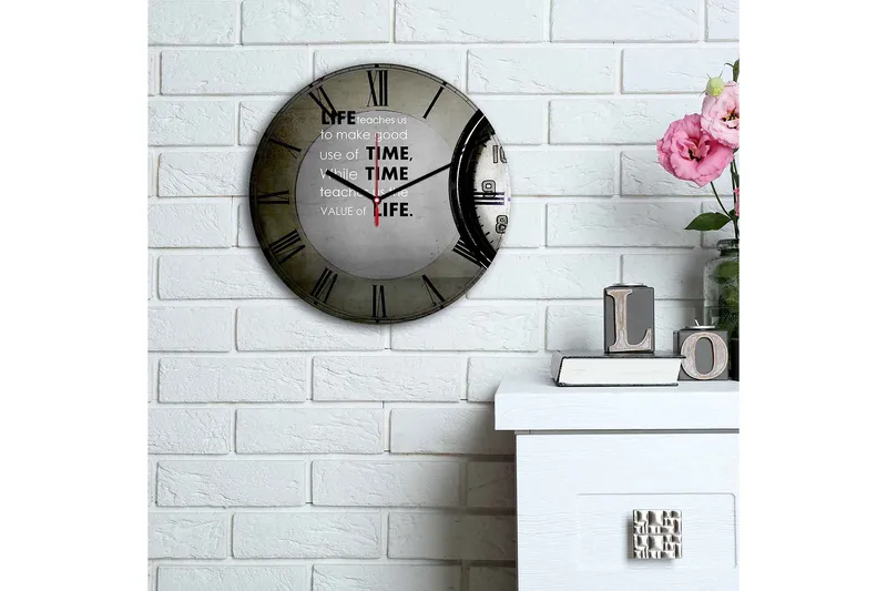 Decorative MDF Clock 30x - Interiør - Veggdekorasjon - Klokker
