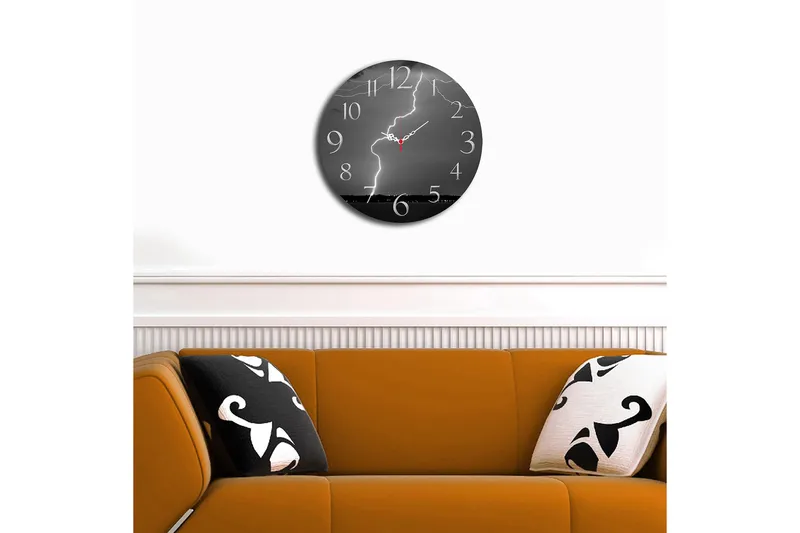 Decorative MDF Clock 40x - Interiør - Veggdekorasjon - Klokker