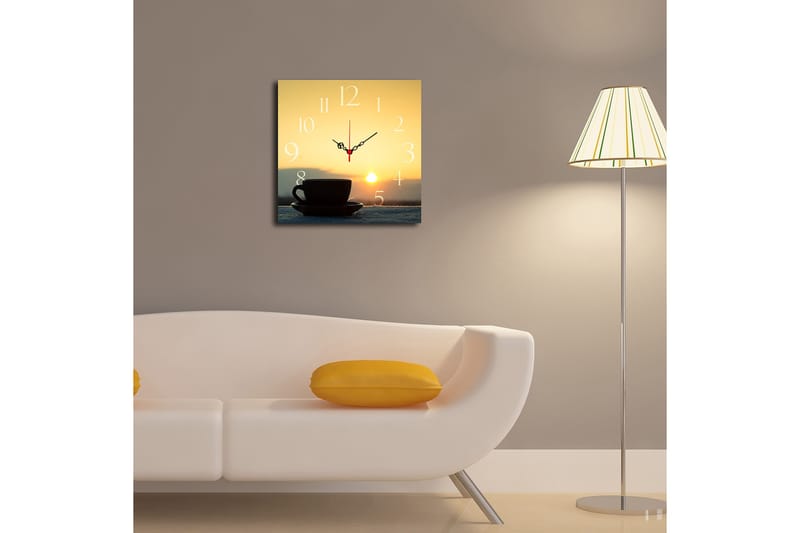 Decorative MDF Clock 40x40 - Interiør - Veggdekorasjon - Klokker