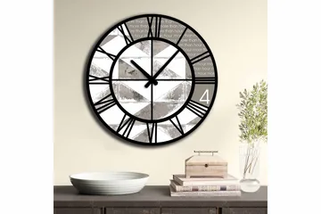 Decorative MDF Clock 50x - Interiør - Veggdekorasjon - Klokker