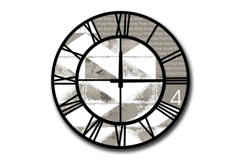 Decorative MDF Clock 50x