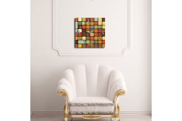 Dekorativ MDF-klokke 40x40 - Interiør - Veggdekorasjon - Klokker