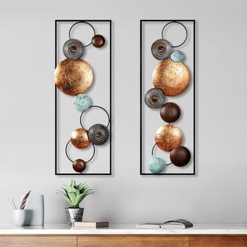 Decorative Metal Wall Accessory Wallxpert - Interiør - Veggdekorasjon - Dekorativ plast