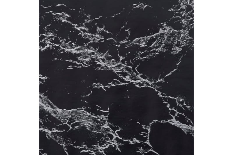 Selvklebende folie til møbler svart stein 500x90 cm PVC - Svart - Dekorativ plast