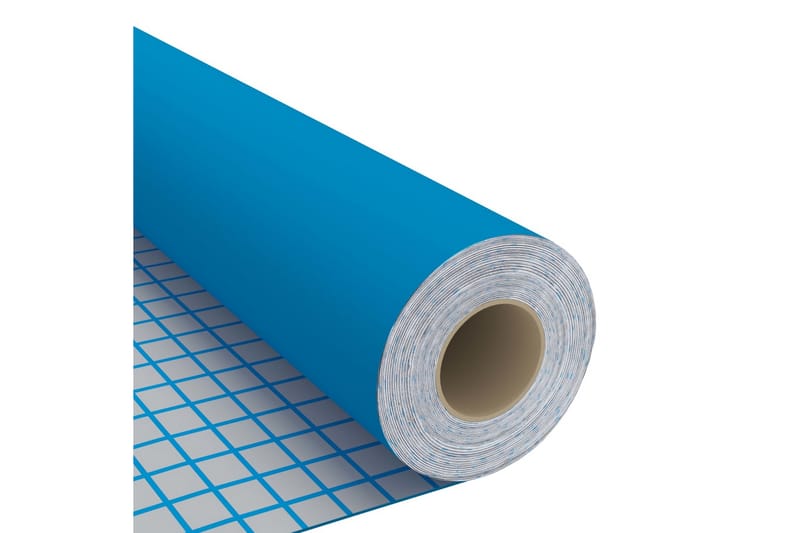 Selvklebende møbelfolier 2 stk 500x90 cm PVC asurblå - Blå - Dekorativ plast