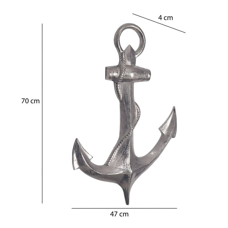 Eliena Veggdekorasjon 47 cm - Sølvfarget - Interiør - Dekorasjon & innredningsdetaljer - Pyntegjenstander - Skulptur