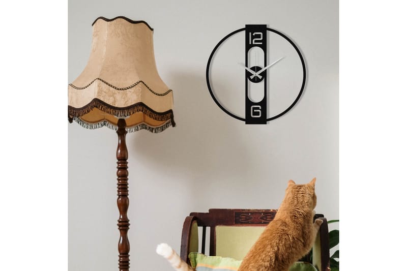 Enzo - Svart - Interiør - Veggdekorasjon - Klokker