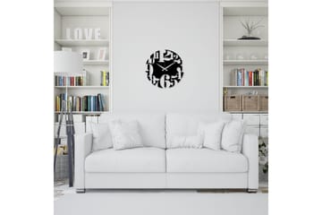 Enzoclock - S001 - Svart - Interiør - Veggdekorasjon - Klokker