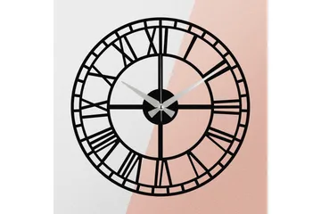 Enzoclock - S002 - Svart - Interiør - Veggdekorasjon - Klokker