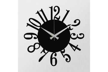 Enzoclock - S005 - Svart - Interiør - Veggdekorasjon - Klokker