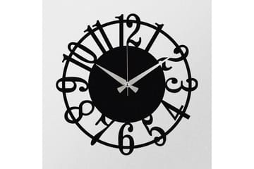 Enzoclock - S006 - Svart - Interiør - Veggdekorasjon - Klokker