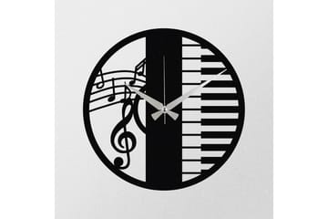 Enzoclock - S008 - Svart - Interiør - Veggdekorasjon - Klokker