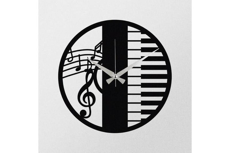 Enzoclock - S008 - Svart - Interiør - Veggdekorasjon - Klokker