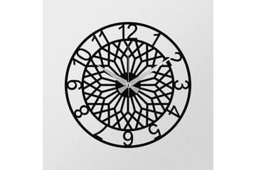 Enzoclock - S009 - Svart - Interiør - Veggdekorasjon - Klokker