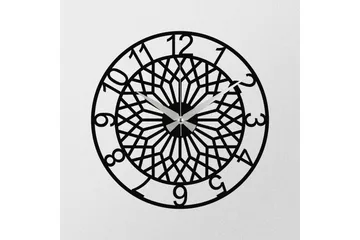 Enzoclock - S009 - Svart - Interiør - Veggdekorasjon - Klokker