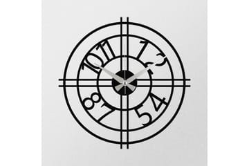 Enzoclock - S010 - Svart - Interiør - Veggdekorasjon - Klokker