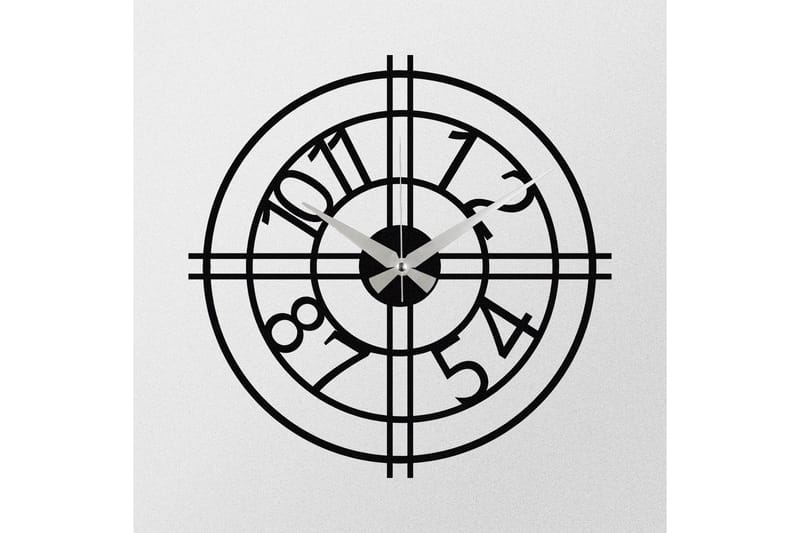 Enzoclock - S010 - Svart - Interiør - Veggdekorasjon - Klokker