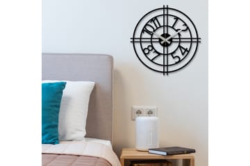 Enzoclock - S010 - Svart - Interiør - Veggdekorasjon - Klokker