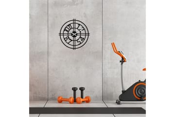 Enzoclock - S010 - Svart - Interiør - Veggdekorasjon - Klokker