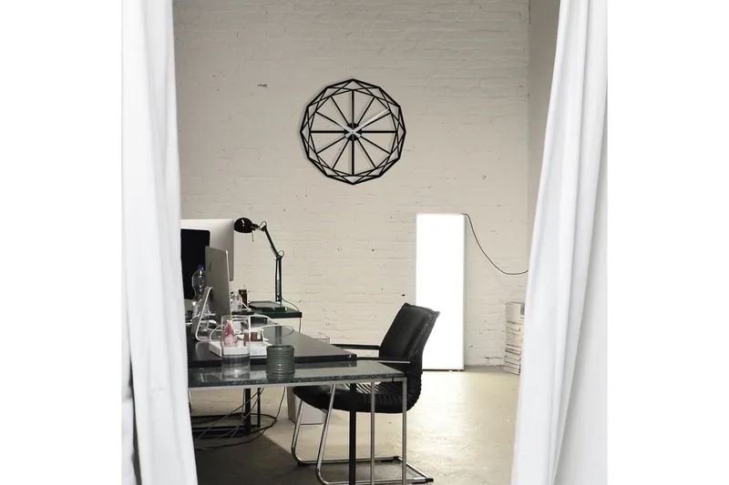 Enzoclock - S013 - Svart - Interiør - Veggdekorasjon - Klokker